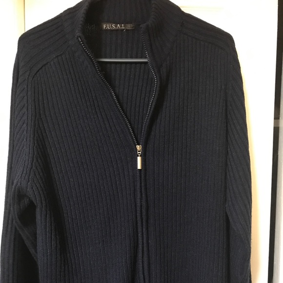 FUSAI Men’s Zipper sweater - Picture 1 of 5